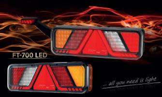 Cea mai mare lampă spate cu LED-uri de pe piața auto, FT-700 LED FRISTOM