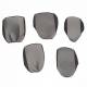 Set huse auto PLUS, 5 locuri, 2 cu 3, Dacia Logan 1, negru cu gri, fagure, DLZ55 Dealiz