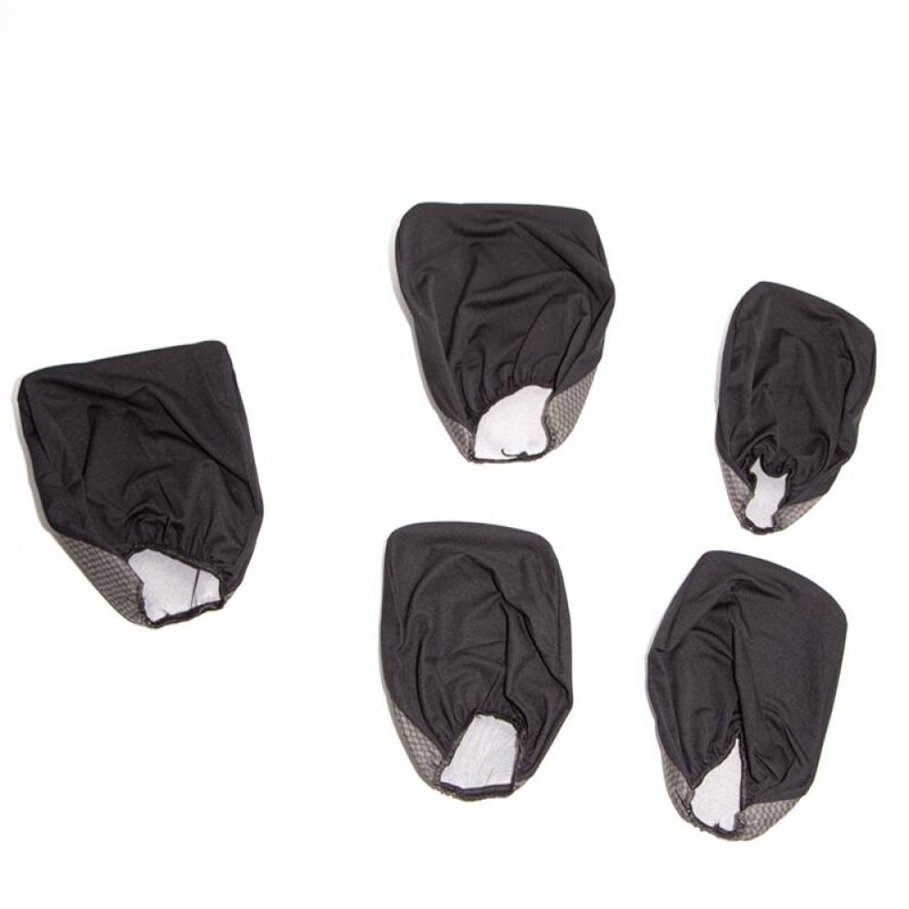 Set huse auto PLUS, 5 locuri, 2 cu 3, Dacia Logan 1, negru cu gri, fagure, DLZ55 Dealiz
