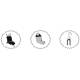 Set huse auto 2 scaune, fata, maieu, negre, 42092 CarCo Set huse auto 2 scaune, fata, maieu, negre, 42092 CarCo