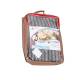 Set huse auto, 2 locuri, stofa, negru cu gri, DLZ10, Dealiz 