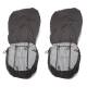 Set huse auto, 2 locuri, stofa, negru cu gri, DLZ10, Dealiz 