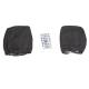 Set huse auto, 2 locuri, stofa, negru cu gri, DLZ10, Dealiz 