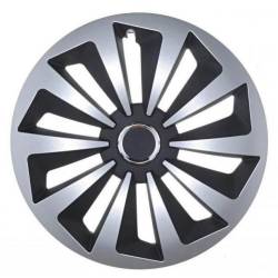Capace roti 14'' Jestic Fox II cu inel, grafit cu argintiu