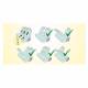 Set 9 huse auto, bancheta spate fractionata, airbag, negru cu picatele albe, Jack II, 31685 Compass