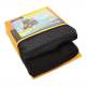 Set 9 huse auto, bancheta spate fractionata, airbag, negru cu picatele albe, Jack II, 31685 Compass