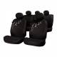 Set 4 huse auto poliester cu airbag, negre Tallo FUN826N RaceSport