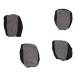 Set huse auto stofa, universale, negru, alb cu gri, DLZ53 Dealiz 