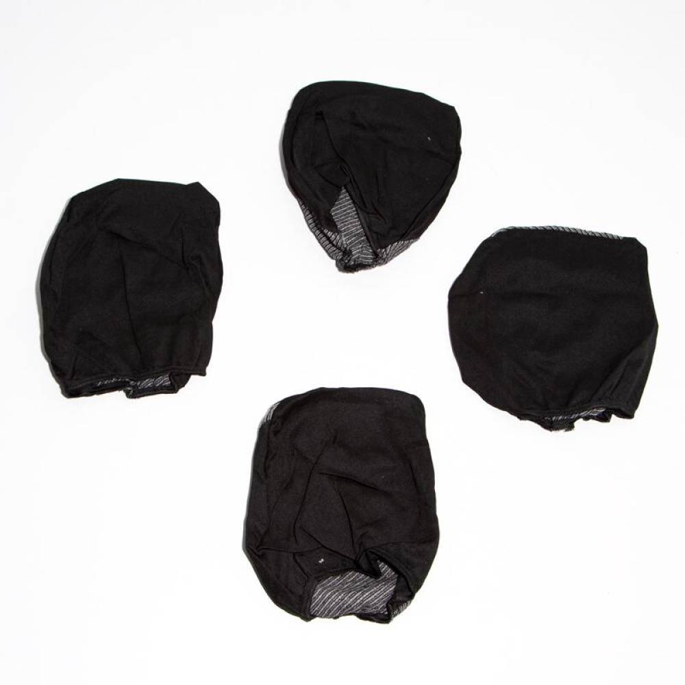 Set huse auto stofa, universale, negru, alb cu gri, DLZ53 Dealiz 