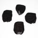 Set huse auto stofa, universale, negru, alb cu gri, DLZ53 Dealiz 
