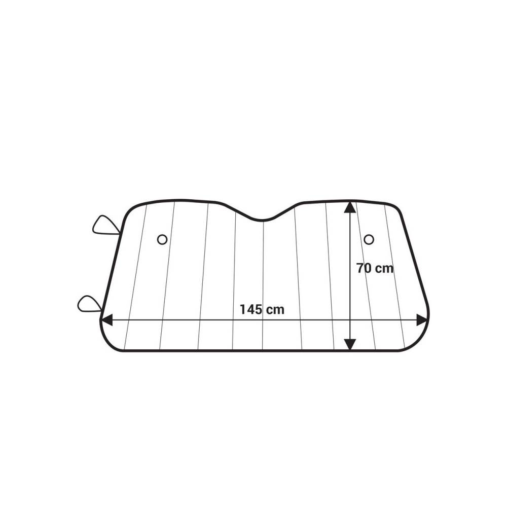 Parasolar 145x70 aluminiu pliabil Bubble, 01532 Amio