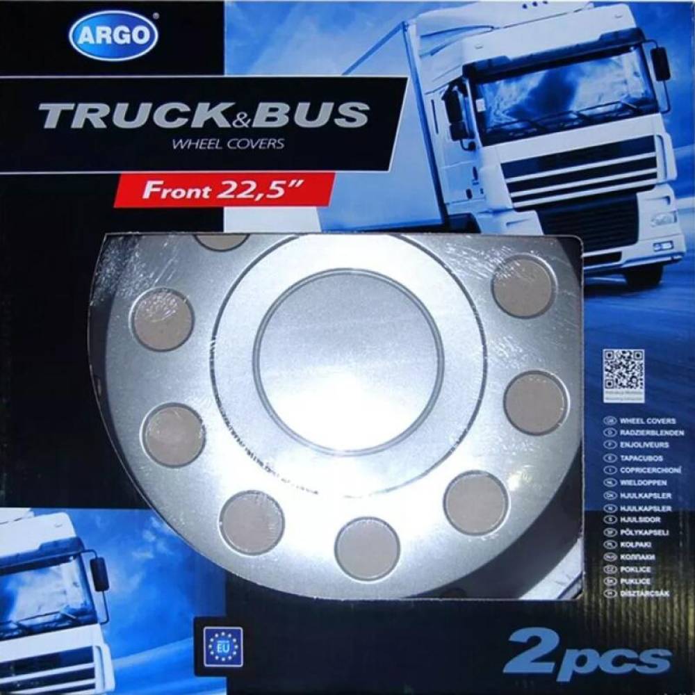 Set 2 bucati capace roti fata camion, autobuz, 22.5