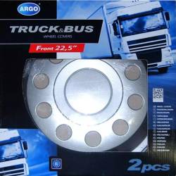 Set 2 bucati capace roti fata camion, autobuz, 22.5