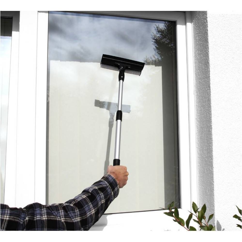 Curatitor geam, cu maner telescopic L, 50-80cm, lama 20cm, 407.30 Heyner