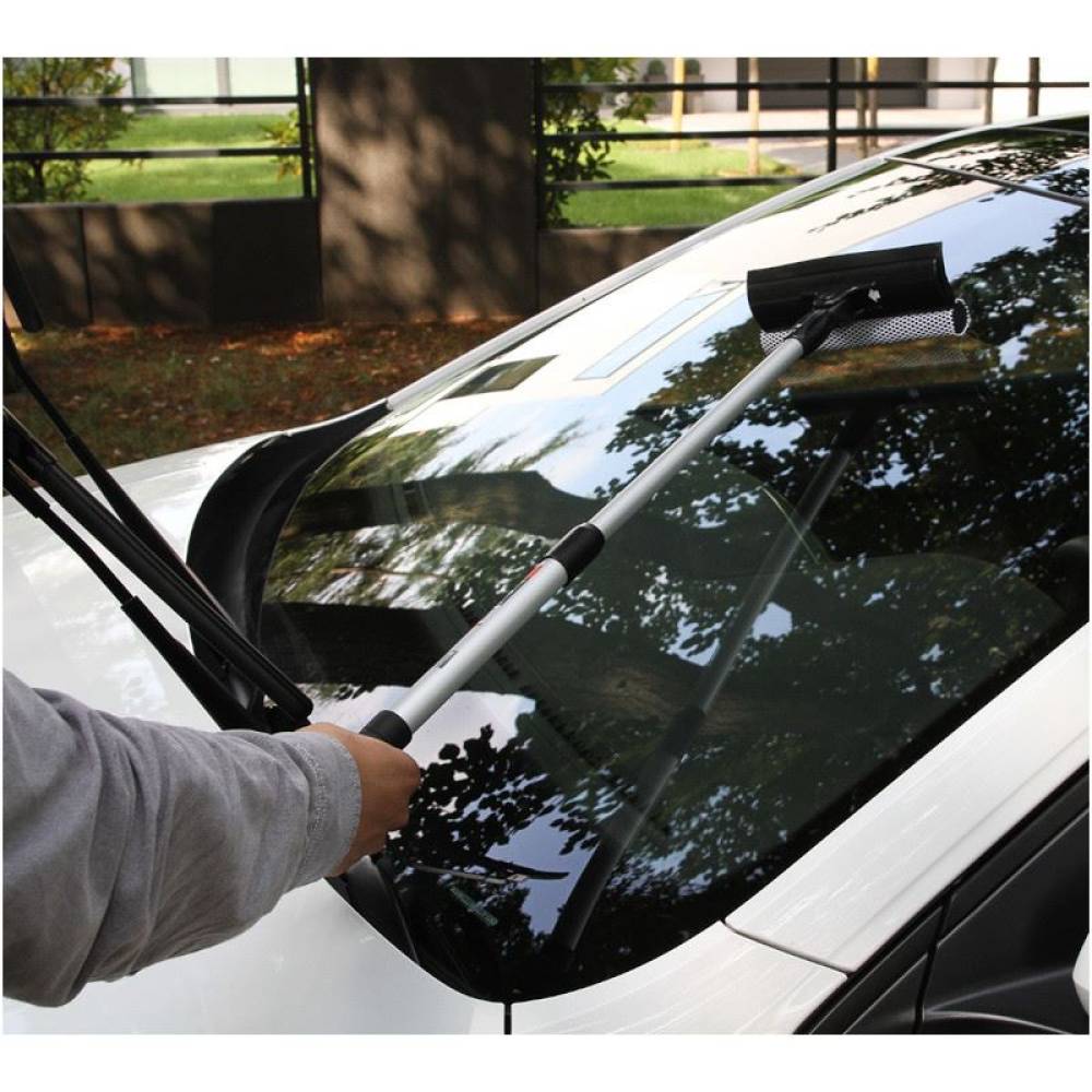 Curatitor geam, cu maner telescopic L, 50-80cm, lama 20cm, 407.30 Heyner