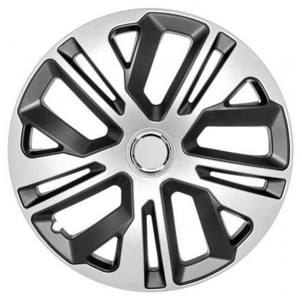 Capace roti 15'' Jestic Raven II cu inel, grafit cu argintiu