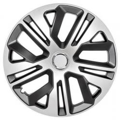 Capace roti 15'' Jestic Raven II cu inel, grafit cu argintiu