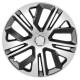 Capace roti 15'' Jestic Raven II cu inel, grafit cu argintiu