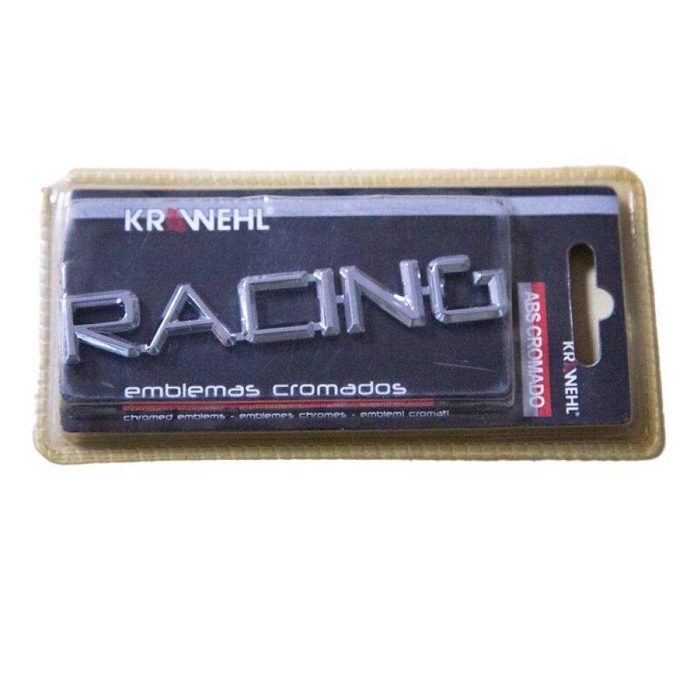 Ornament emblema crom Racing