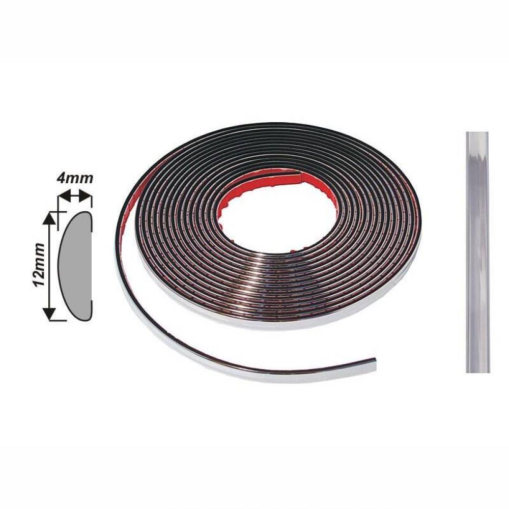 Rola ornament bandou, 8mm x 8m, cromata, 8396 Automax