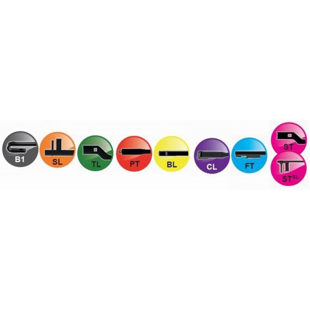 Stergator parbriz 19''/48cm 049.00 Alca Super Flat grafitat