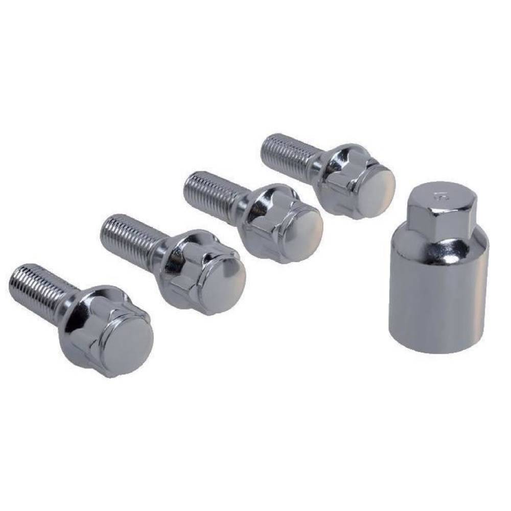 Set 4 prezoane antifurt Security Wheel Locks 12x1,25x 25C -conic Automax 7817