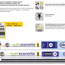 Lamela de schimb pentru stergator tip FLAT Alca, refill, set 2buc, 120.28 Lamela de schimb pentru stergator tip FLAT Alca, refill, set 2buc, 120.28