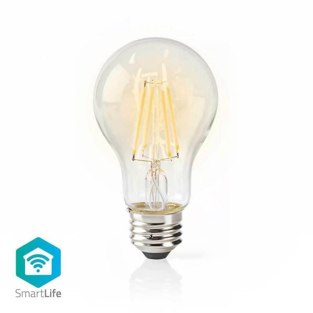  Bec Led Smart vintage Nedis, Wi-Fi, dimabil, sticla clara, 5W (40W)