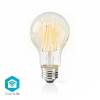  Bec Led Smart vintage Nedis, Wi-Fi, dimabil, sticla clara, 5W (40W)