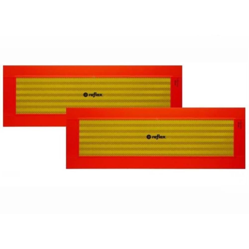 Set 2 autocolante reflectorizante vehicul lung, in chenar, 565x200mm 4004MSA Reflex 