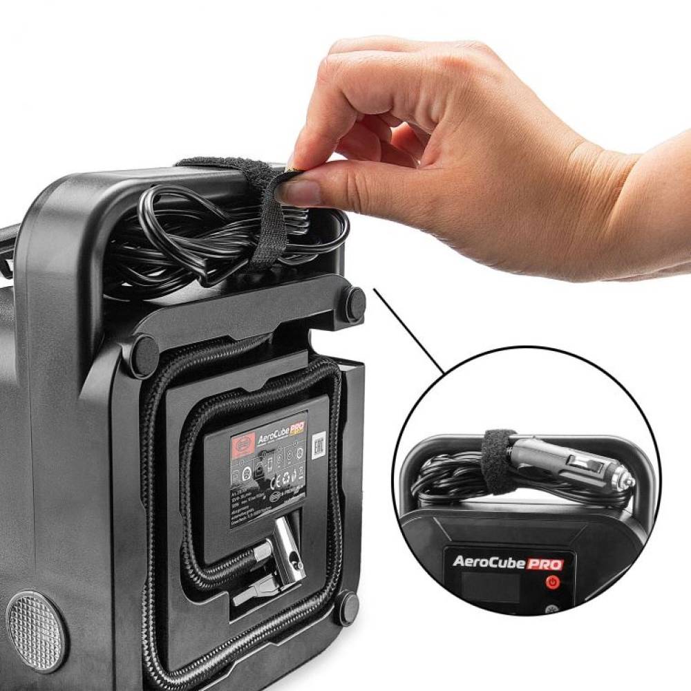 Compresor aer digital 12V, 10bar, cu lanterna si husa, AeroCube Pro Compresor 235.10 Heyner Compresor aer digital 12V, 10bar, cu lanterna si husa, AeroCube Pro Compresor 235.10 Heyner