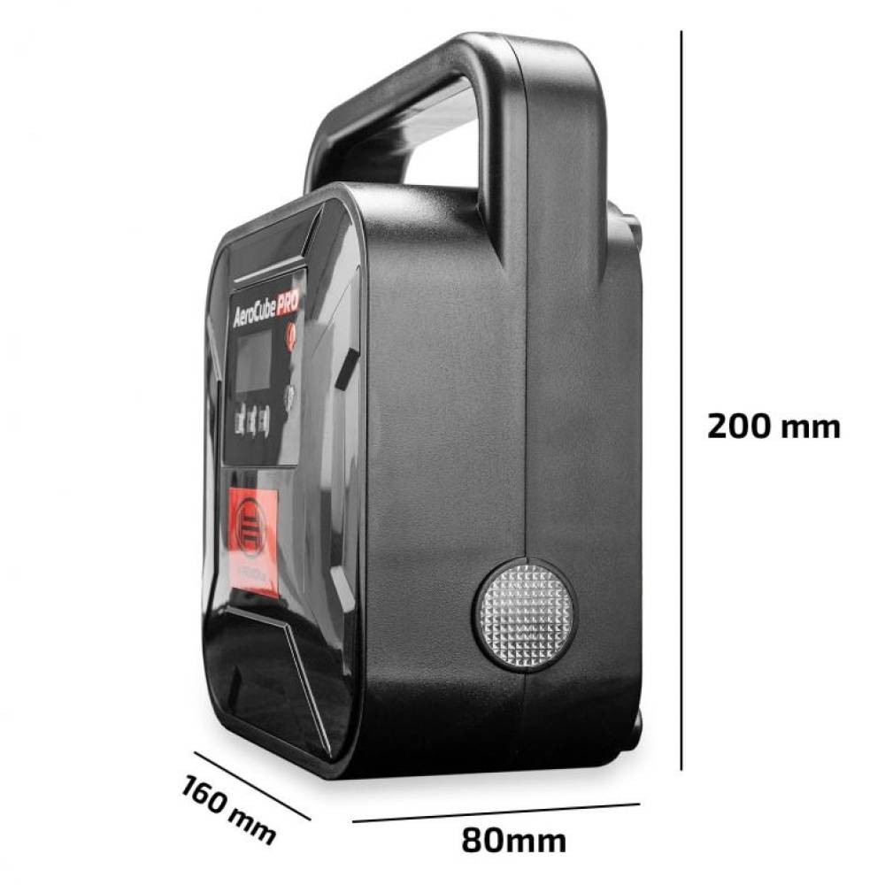 Compresor aer digital 12V, 10bar, cu lanterna si husa, AeroCube Pro Compresor 235.10 Heyner Compresor aer digital 12V, 10bar, cu lanterna si husa, AeroCube Pro Compresor 235.10 Heyner