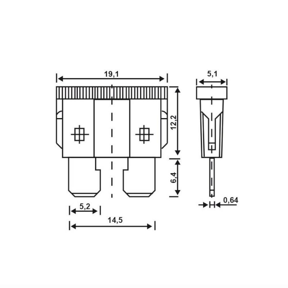 Set 100 sigurante plate mari, 5A 696.00 Alca