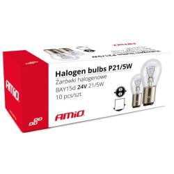 Bec pozitie frana 24V/21W/5W P21/5W BAY15D 01007 Amio