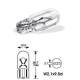 Bec soclu sticla 24V/5W W5W T10 5584 Vecta