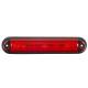 Lampa suplimentara frana LED, 134x27mm, rosie, 12/24v, LSD2524 Horpol