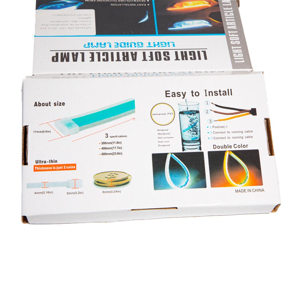 Set Banda Led cu 2 functii DRL + semnalizare dinamica, prindere adeziv, 30cm, SPT301504WAF12