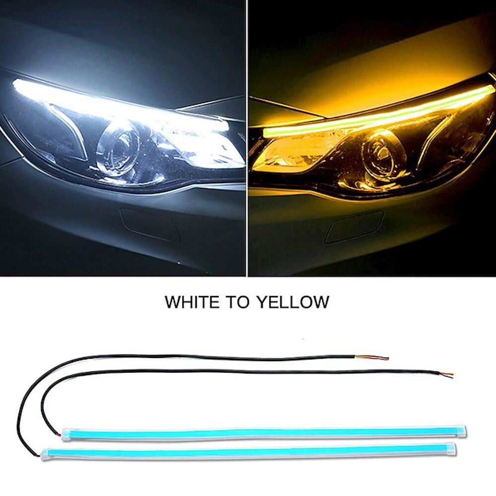 Set Banda Led cu 2 functii DRL + semnalizare dinamica, prindere adeziv, 30cm, SPT301504WAF12