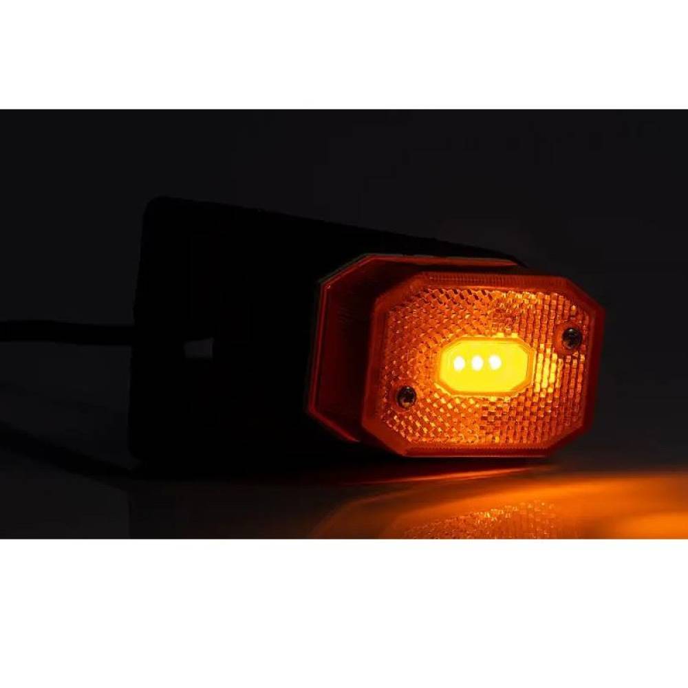 Lampa gabarit 63x42, LED, galbena, cu suport lateral, FT-001-Z1 Fristom
