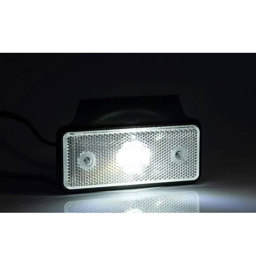 Lampa gabarit 110x45, LED, alba, cu suport, 12-36V, MD-013 B+K Fristom 