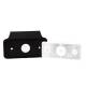 Lampa gabarit 110x45, LED, alba, cu suport, 12-36V, MD-013 B+K Fristom 