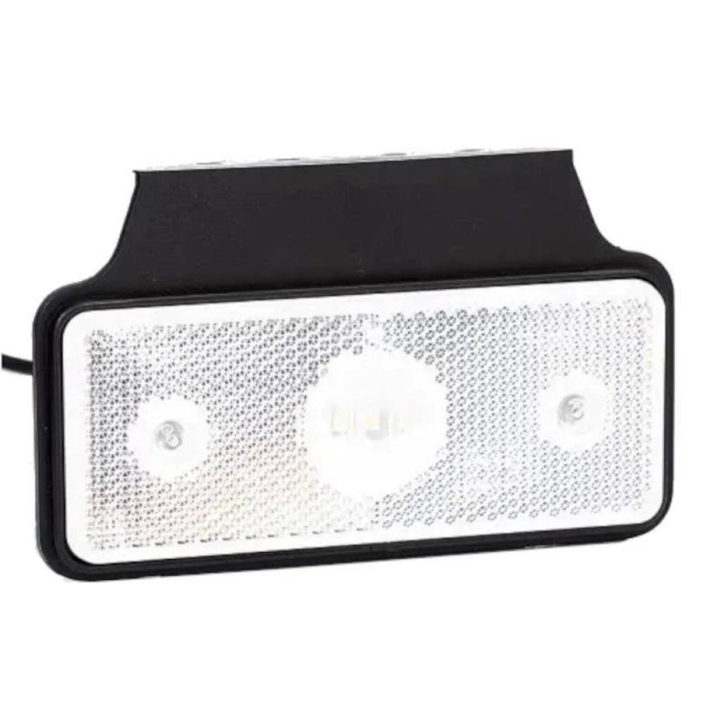 Lampa gabarit 110x45, LED, alba, cu suport, 12-36V, MD-013 B+K Fristom 