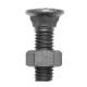 Surub brazdar cu piulita PP2 M12x30 UTB, BM80 