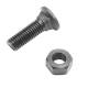 Surub brazdar cu piulita PP2 M12x30 UTB, BM80 