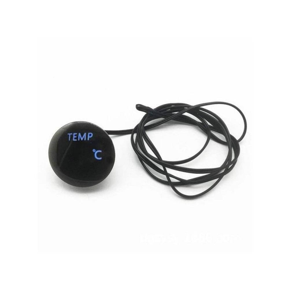 Termometru rotund, 12V, incastrabil, cablu 1m, DS4039G CarCo