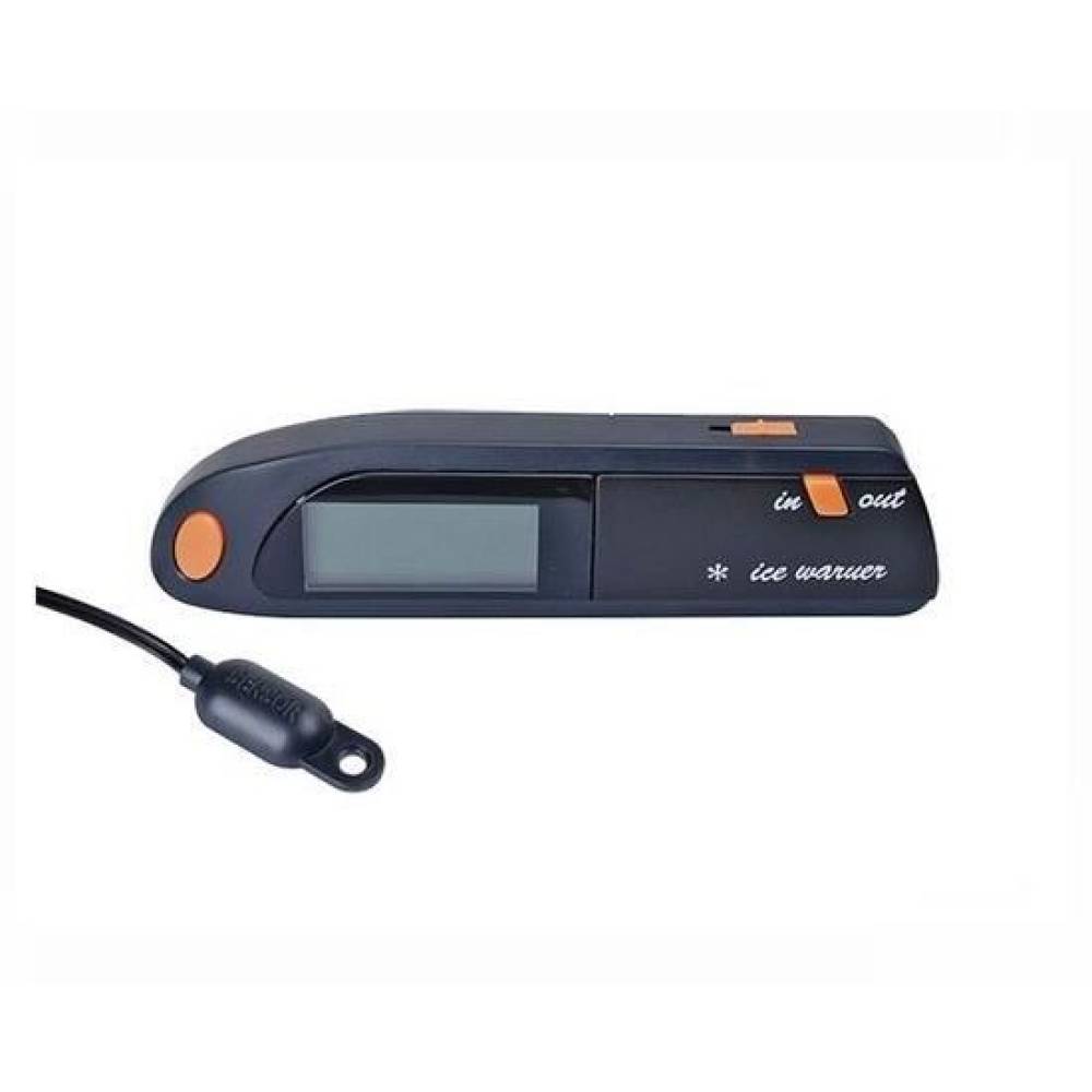 Termometru In-Out ceas cu avertizare gheata negru 9704 Automax