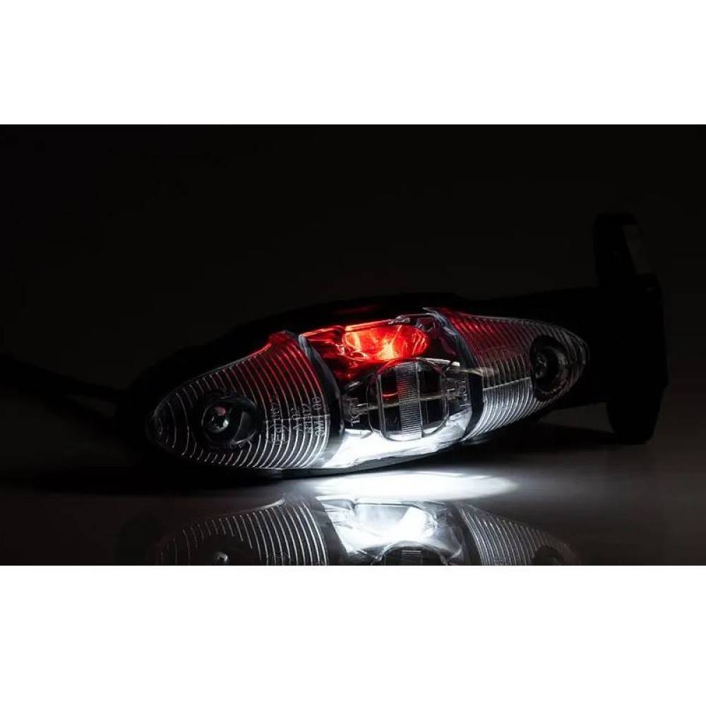 Lampa gabarit 120x35, LED, alba/rosie, 2 functii fata/spate cu suport in unghi, 12-36V, FT-038CB-2 Fristom
