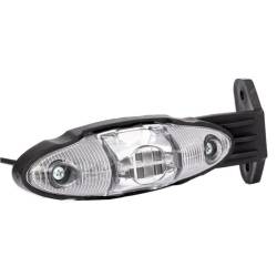 Lampa gabarit 120x35, LED, alba/rosie, 2 functii fata/spate cu suport in unghi, 12-36V, FT-038CB-2 Fristom