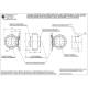Lampa gabarit cu brat 69.5mm, fi60, LED, cu suport cu picior, W56W 515 Was Lampa gabarit cu brat 69.5mm, fi60, LED, cu suport cu picior, W56W 515 Was