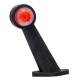 Lampa gabarit cu brat oblic 45°, 183mm, bec, alb-rosie, 12-24V, FT-033-E Fristom Lampa gabarit cu brat oblic 45°, 183mm, bec, alb-rosie, 12-24V, FT-033-E Fristom
